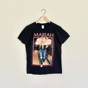 Mariah Carey 2017 All The Hits Tour Graphic Black Concert T Shirt Adult Small